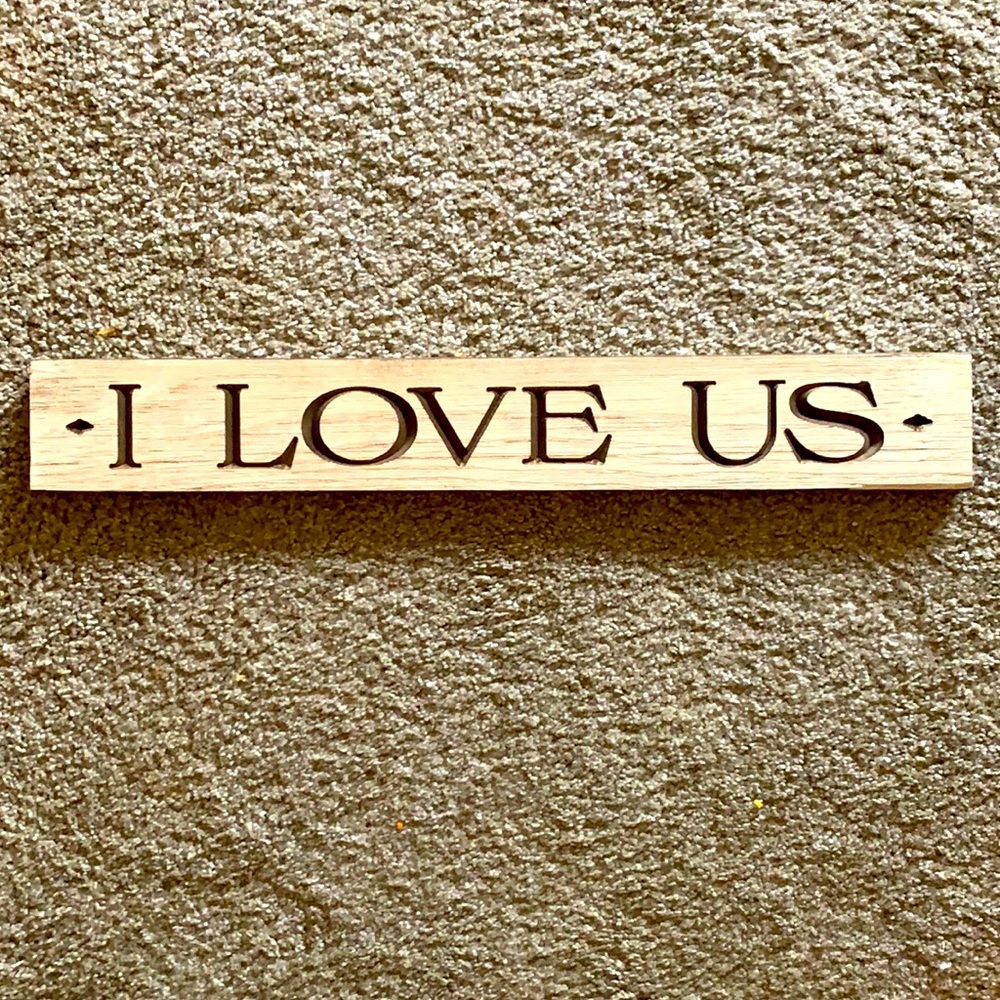 Wall decor. Sign can go in any room! In great condition. It’s about 24 inches.